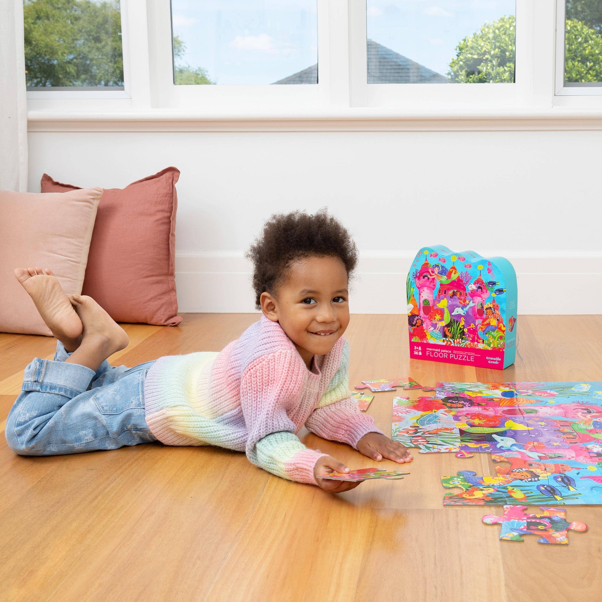 Classic Floor Puzzle 36 pc - Mermaid Palace