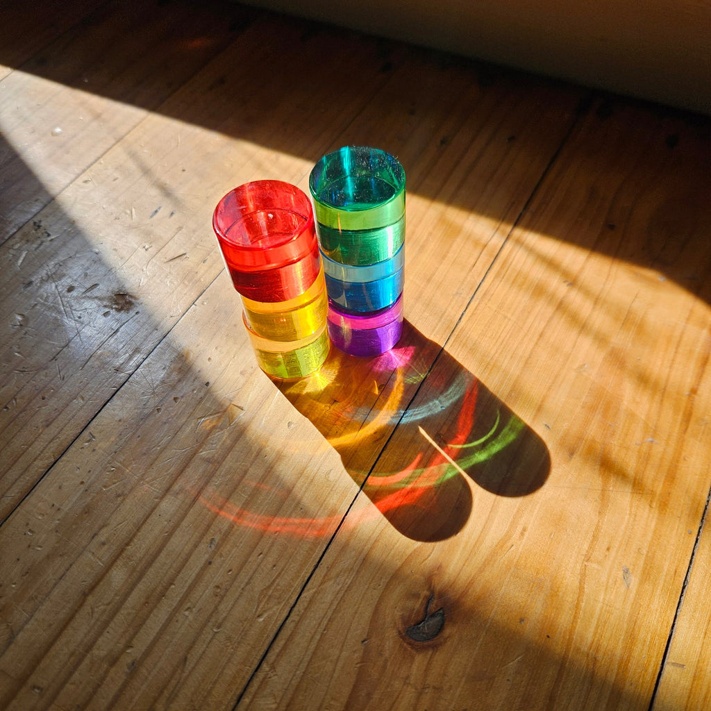 My Little Creator Lucite Kingdom Building Set  cylinder lucite blocks