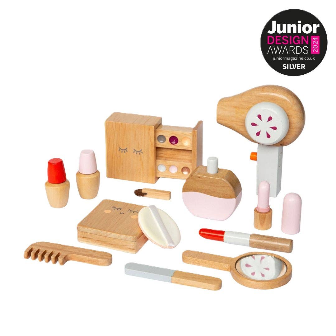 Make Me Iconic Pretend Play Wooden Beauty Kit - Product View