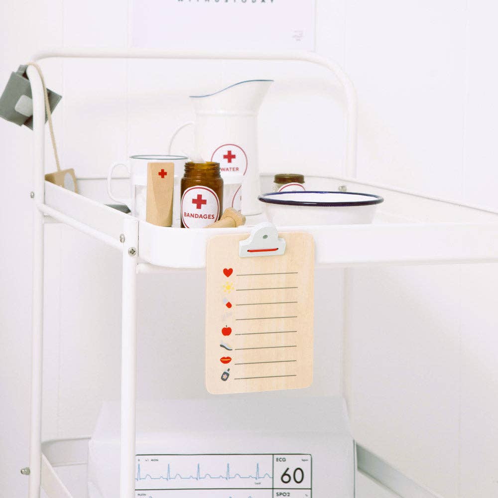 Make Me Iconic Wooden Pretend Play Doctors Kit - play suggestion