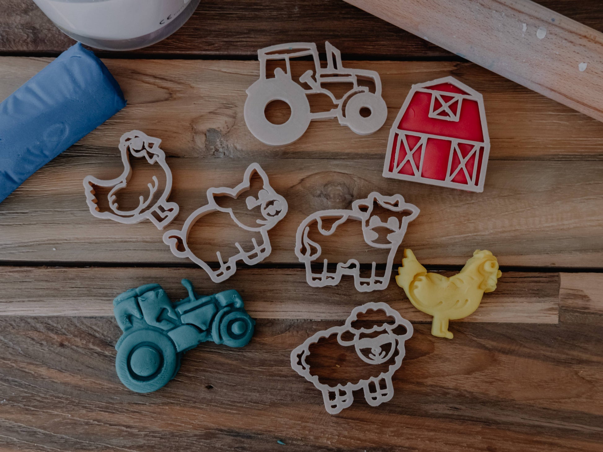 Farm Playdough Eco Cutter Set