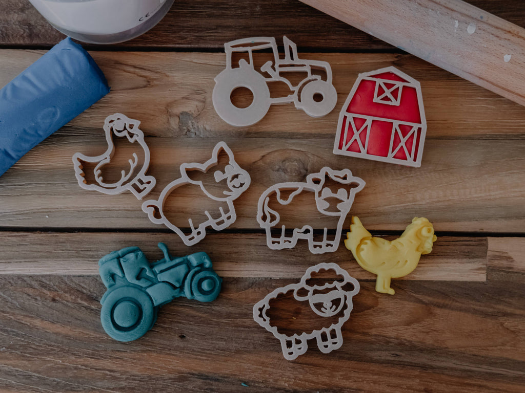 Farm Playdough Eco Cutter Set