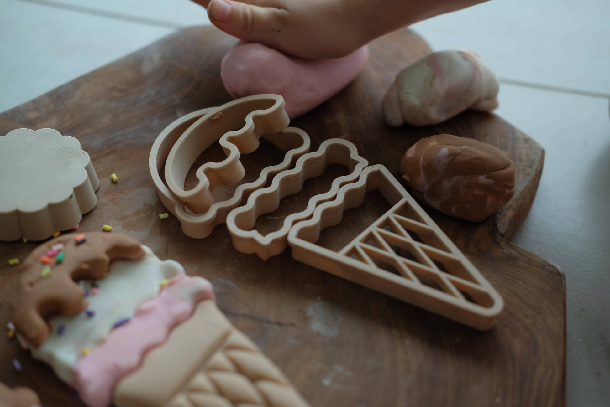 Ice Cream Playdough Eco Cutter Set