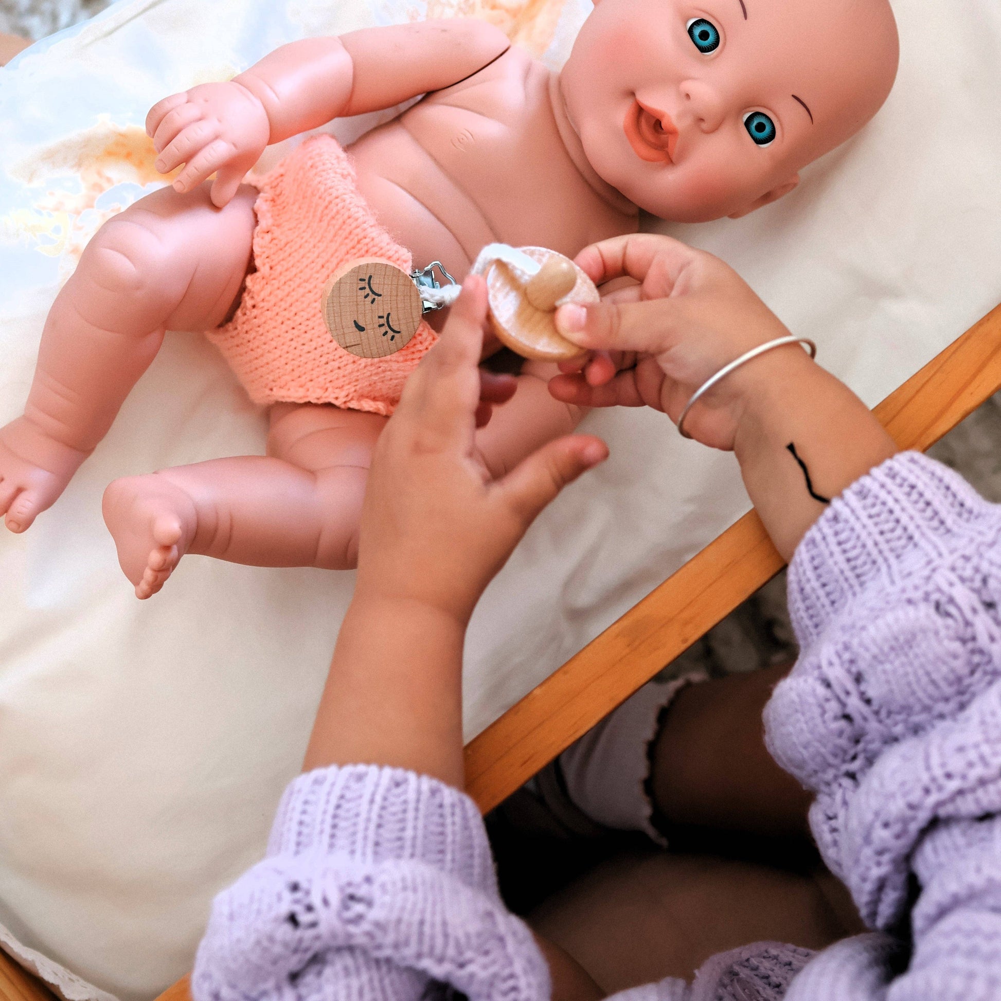 Wooden dummy from Make Me Iconic Doll Accessories Kit