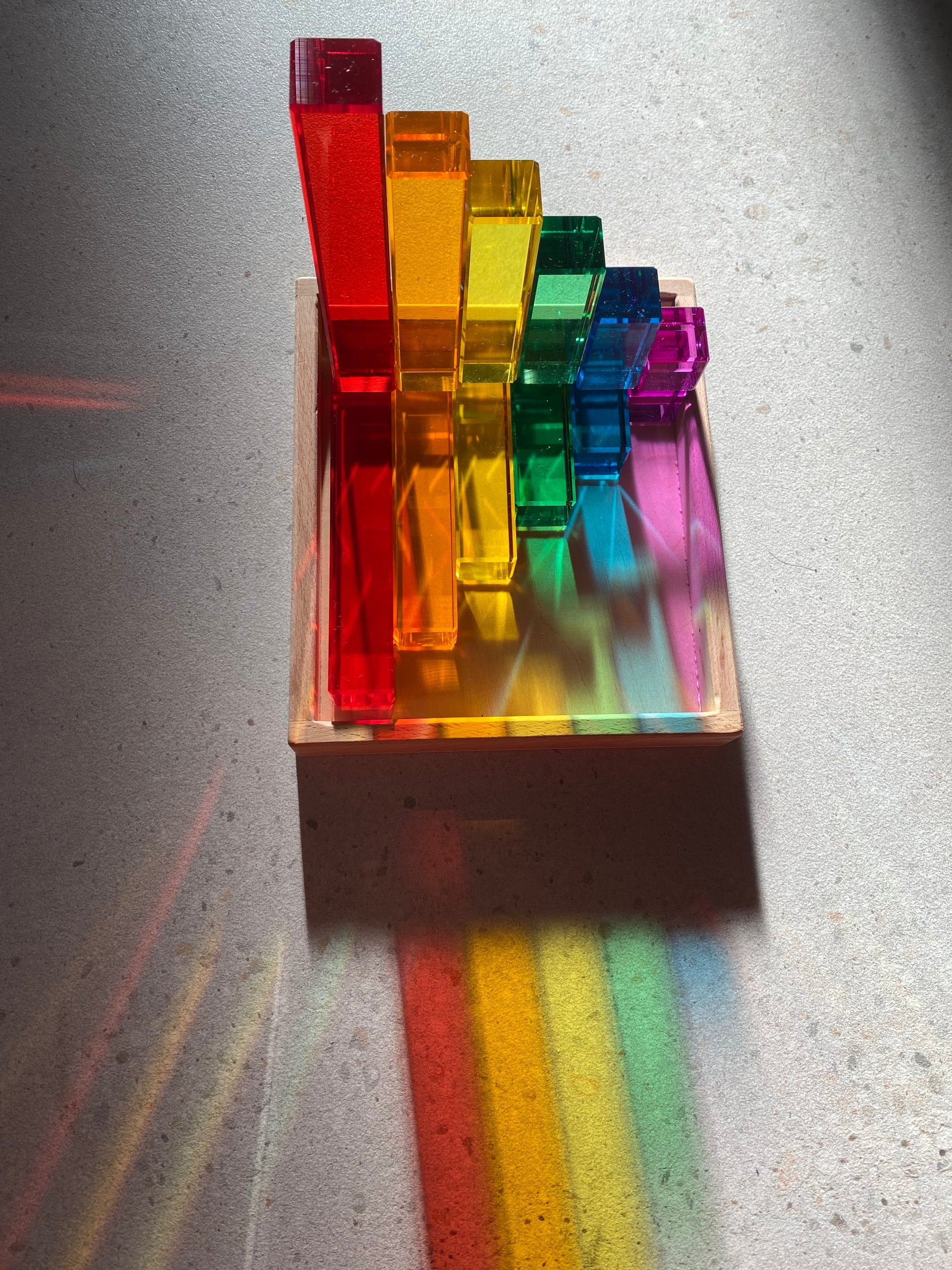 My Little Creator Lucite Rainbow Stairs