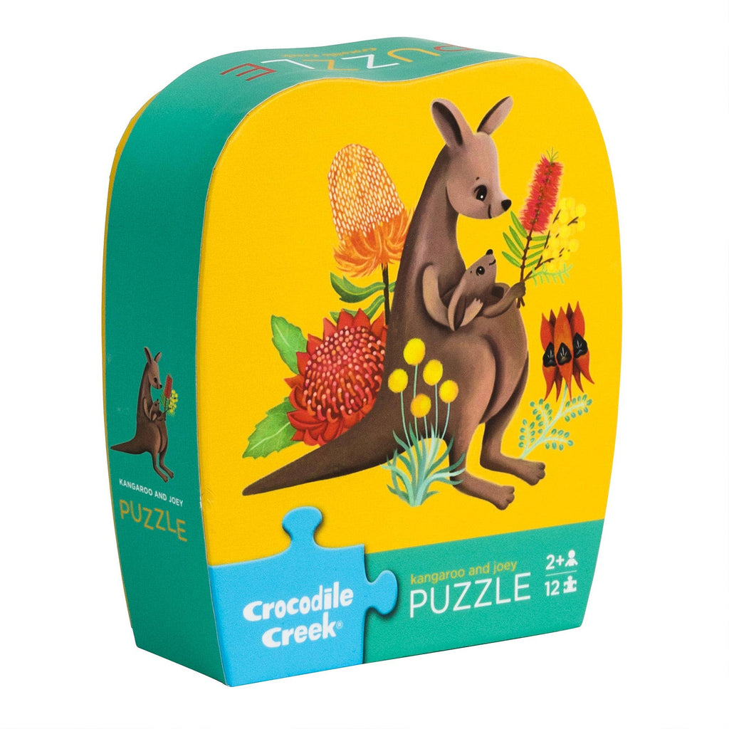 Mini Puzzle 12 pc - Kangaroo & Joey