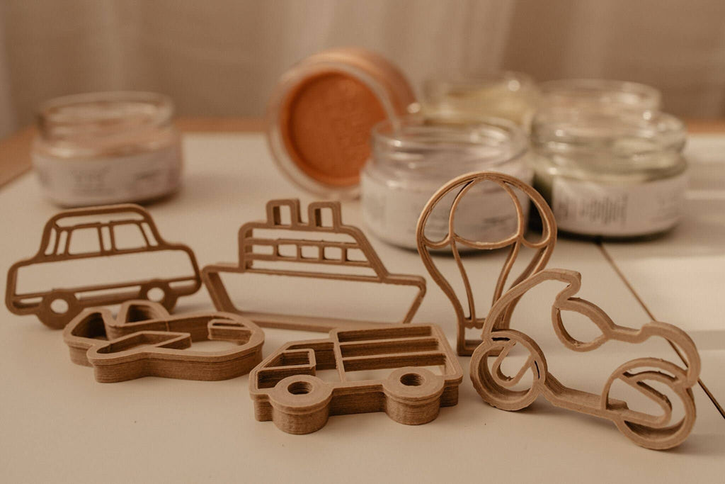 Transport Playdough Eco Cutter Set